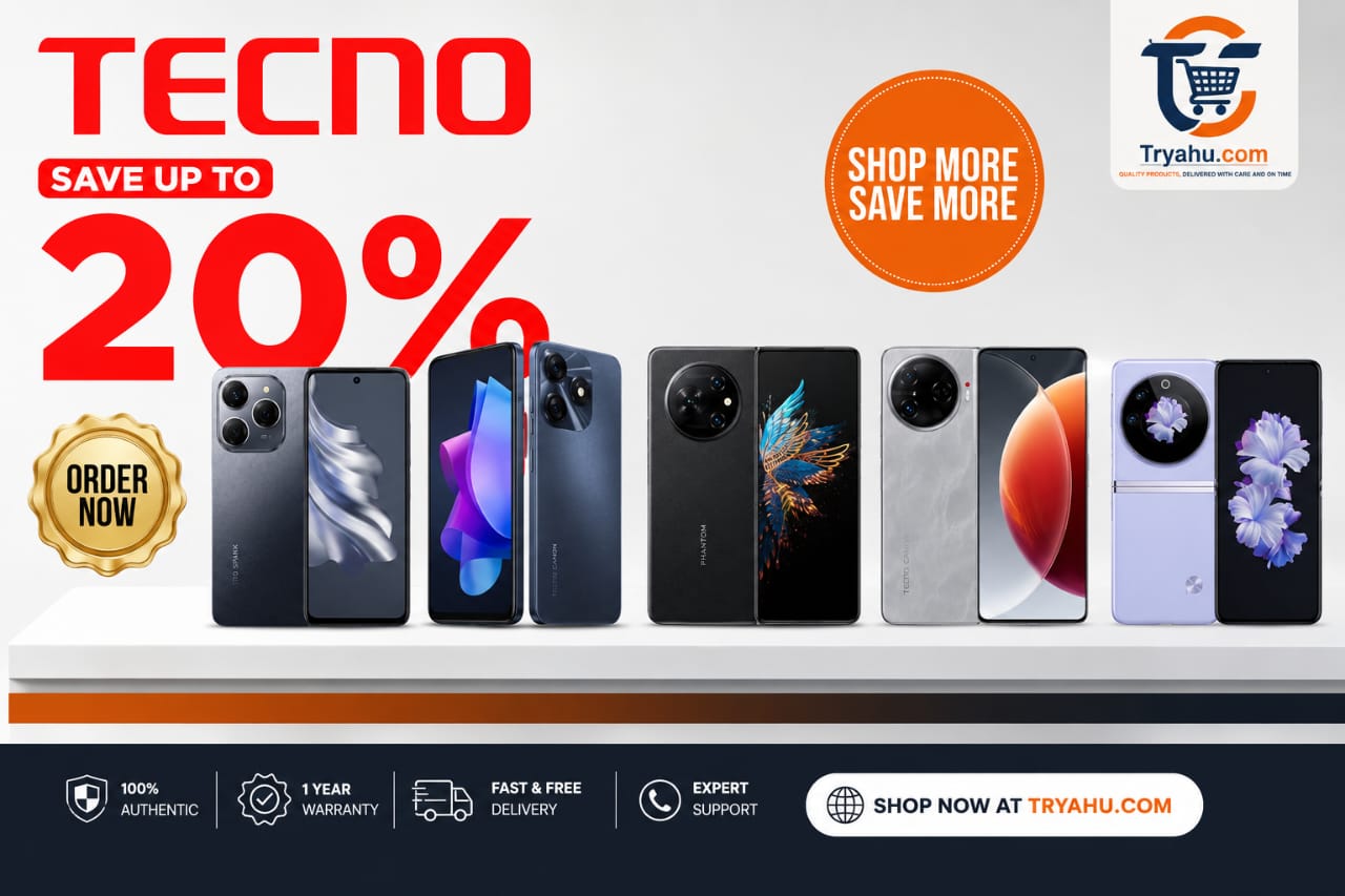 Shop Authentic And Affordable Tecno Phones At Tryahu